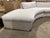 Textile Nathan Anthony Gray Curved Sofa For Sale - Image 7 of 9