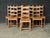 Oak Farmhouse Dining Chairs, 1925, Set of 8 For Sale - Image 6 of 18