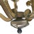 Contemporary Mirrored Glass and Silvered Metal Chandelier by Currey & Company For Sale - Image 3 of 5