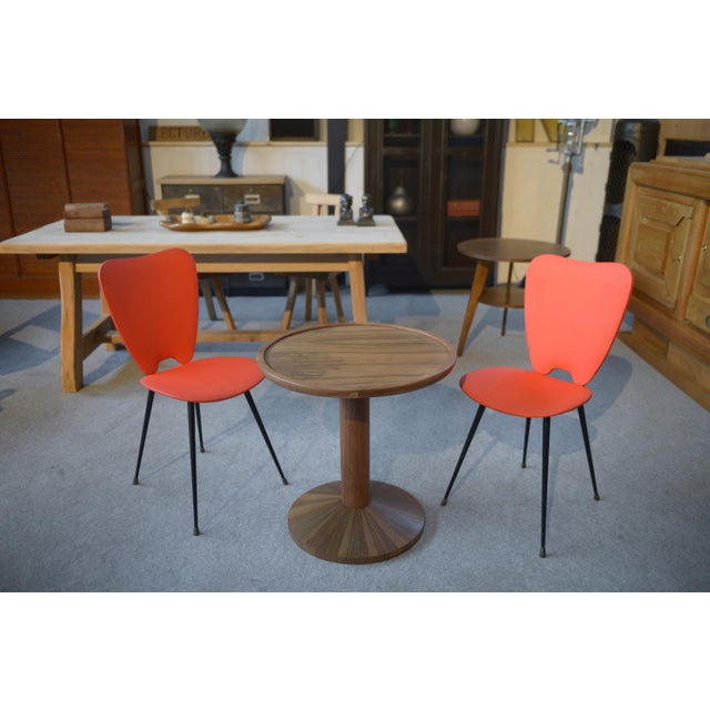 Set of Red Skai Chairs, 1960s For Sale - Image 6 of 18
