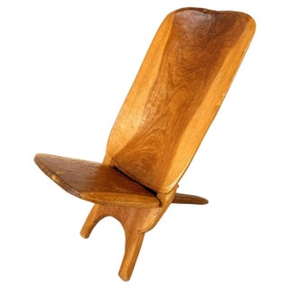 Vintage African Birthing Chair, 1960s For Sale