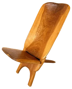 Vintage African Birthing Chair, 1960s