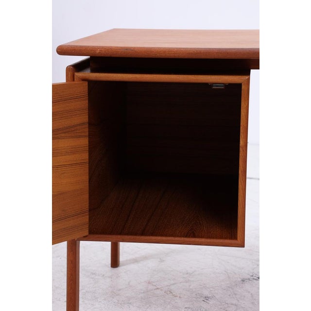 Mid-Century Danish Teak Desk by Arne Vodder For Sale - Image 9 of 16