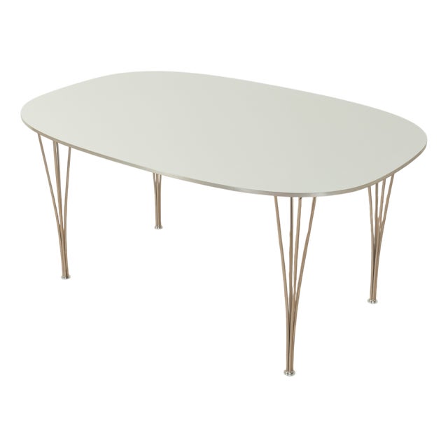 B612 Superellipse Dining Table by Piet Hein & Bruno Mathsson for Fritz Hansen, 1960s For Sale