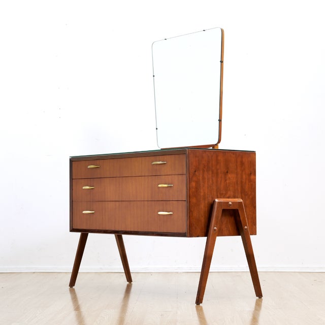 1960s Mid Century British Design Vanity Dresser For Sale - Image 4 of 9
