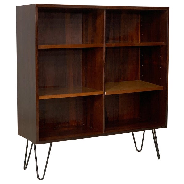 Vintage Rosewood Shelf Dresser Cupboard For Sale