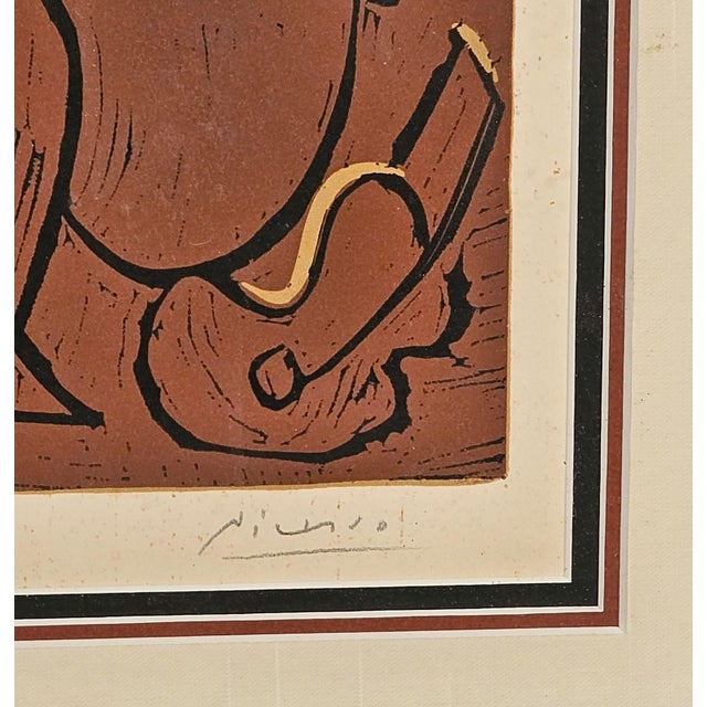 Engraving After Picasso, Circa 1980 For Sale - Image 4 of 5