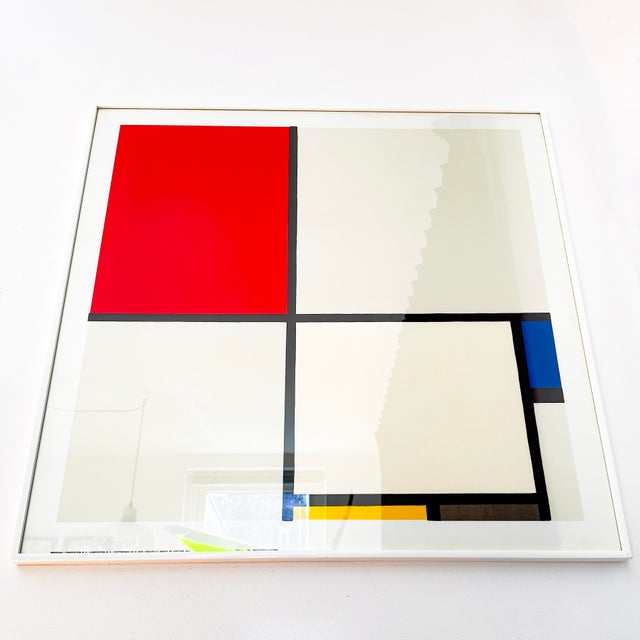 Piet Mondrian, Mondrian Composition No. III, 1983, Screen Print, Framed For Sale - Image 6 of 15