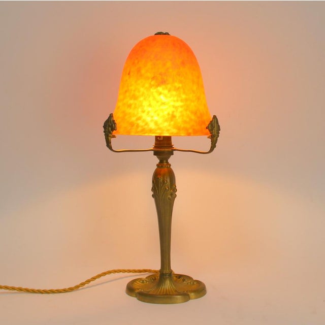 Signed Daum Nancy with the Cross of Lorraine This piece has an attribution mark, I am sure that it is completely authentic...