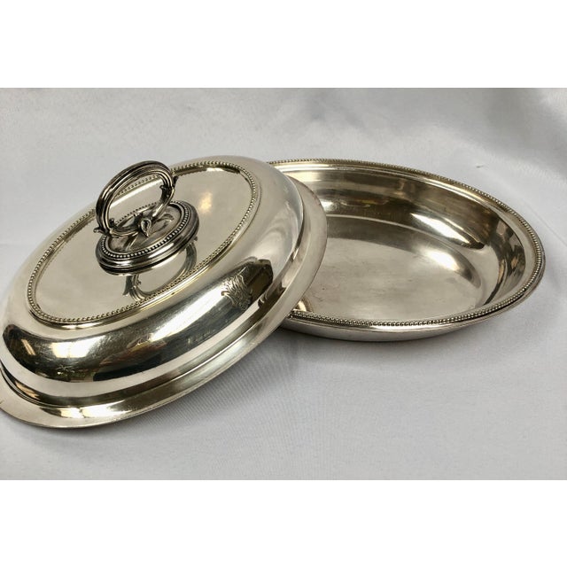 Antique Elkington Silver Covered Serving Dish Chairish