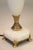 1930s French Depose Art Deco Neo Classic Trophy Urn White Onyx Marble Column Bronze Table Lamp For Sale In Los Angeles - Image 6 of 13