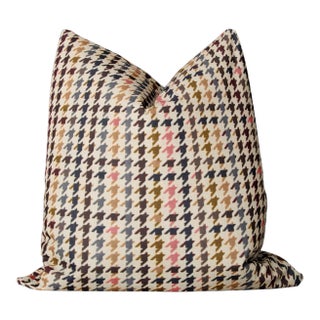 Kravet Couture Houndstooth Throw Pillow For Sale