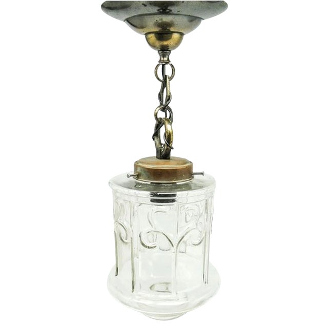 Art Nouveau Pendant Lamp, France, 1890s For Sale