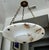 Large French Directoire Style Alabaster Pendant Chandelier For Sale In Palm Springs - Image 6 of 17
