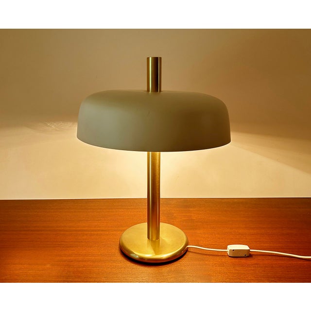Gold Large Desk Lamp from Hillebrand For Sale - Image 8 of 15