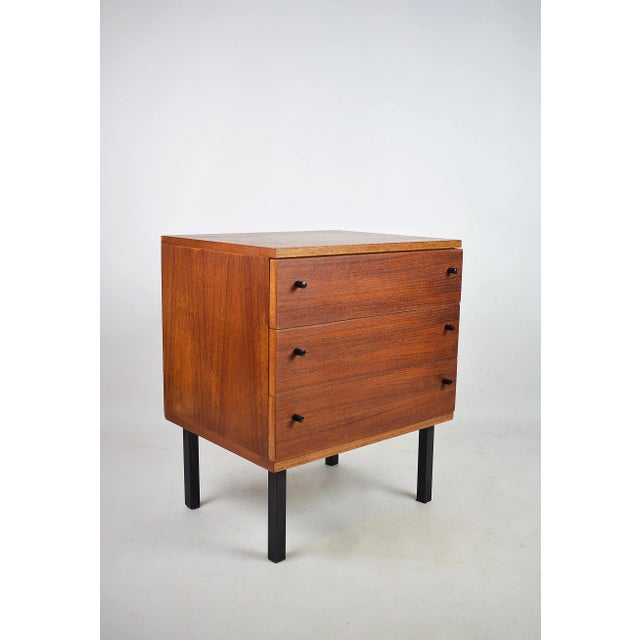 Brown Vintage Chest of Drawers, 1960s For Sale - Image 8 of 9