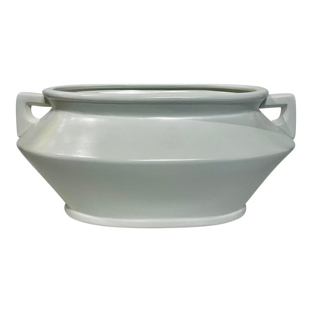 Port 68 Modern White Oval Santorini Planter For Sale