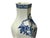 Vintage Chinese Blue White Hexagonal Flower Bird Porcelain Vase For Sale - Image 10 of 15