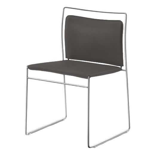 Mid-Century Tulu Chair with Chrome Frame by Kazuhide Takahama for Cassina For Sale