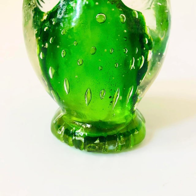 Mid 20th Century Art Glass Owl For Sale - Image 5 of 8