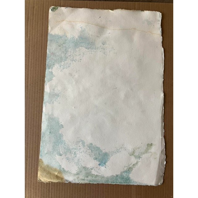 Watercolor of Stream and Rocks, 14 X 22 For Sale - Image 4 of 5