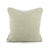 Gray Aqua Geometric Chenille Pattern With Self-Welt Pillow Cover - 20" X 20" For Sale In Portland, OR - Image 6 of 6