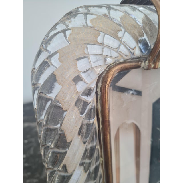 An exceptional and rare vintage italian photo frame by barovier & toso, one of the most prestigious and historically...