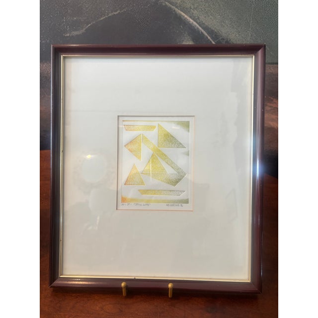 Wood Pair of 1976 Signed Artists Proof Color Etchings For Sale - Image 7 of 7