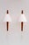 Mid-Century Modern Swedish Wall Sconces in Teak by Uno & Östen Kristiansson for Luxus, 1975, Set of 2 For Sale - Image 14 of 18