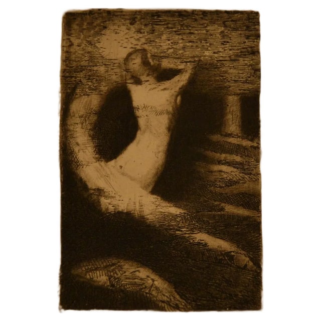 Odilon Redon, Passage d'une Ame, 1891, Etching For Sale