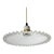 French White Opaline Glass “Frill” Pendant Light, 1930s For Sale