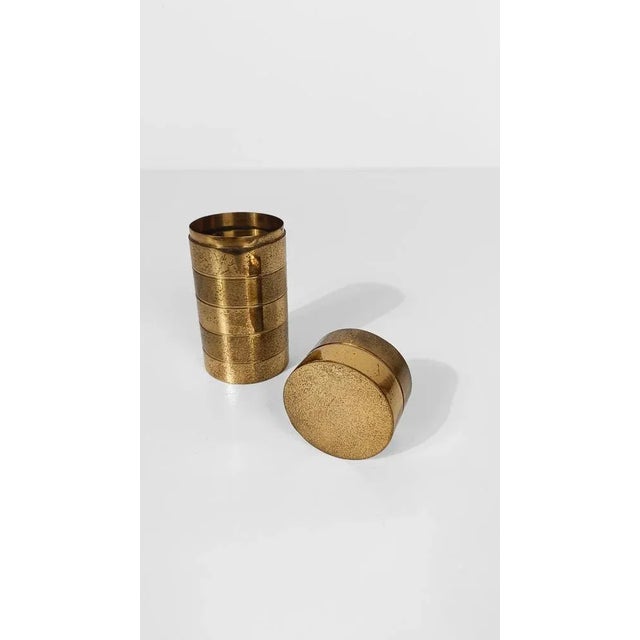 Brass Tube Box by Gabriella Crespi, 1970s For Sale - Image 3 of 14