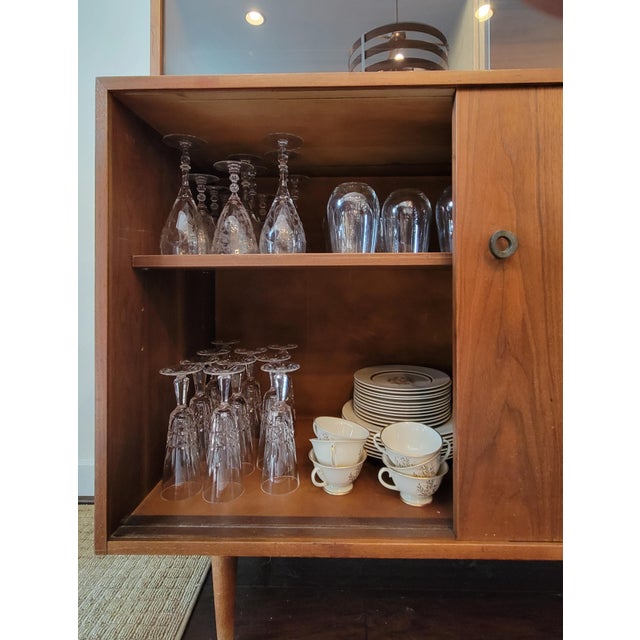 1950s 1950s Scandinavian Teak China Cabinet For Sale - Image 5 of 13