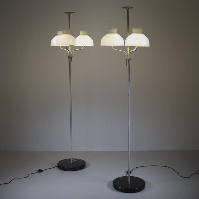 Arenzano Tre Fiamme Floor Lamps by Ignazio Gardella, Set of 2 For Sale - Image 11 of 11