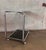 Modern Vintage Italian Chrome Bar Cart For Sale - Image 3 of 10
