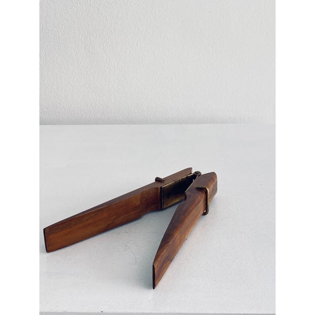 Vintage Nutcracker in Brass and Wood, 1960s For Sale - Image 11 of 15