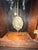 Early 19th Century 1890s Antique E. Ingraham Co. Oak "Lily" Gingerbread Mantel Clock For Sale - Image 5 of 8