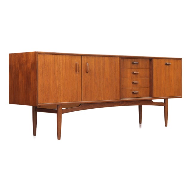 Mid Century Teak Brasilia Credenza by G Plan For Sale