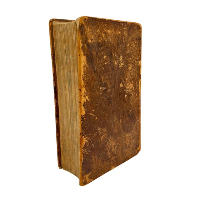 Chestnut 1830s Antique Leather Book Universal History of the United States of America in Three Parts by C. B. Taylor For Sale - Image 8 of 8