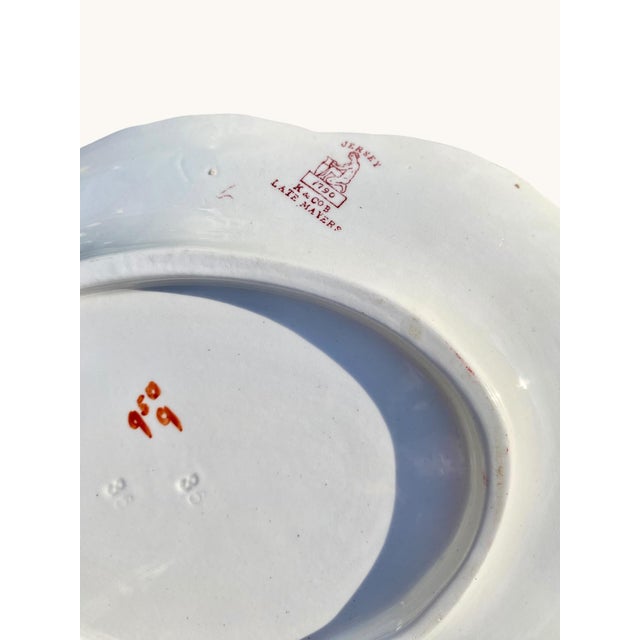 English Late 19th Century Late Meyer Sauce Tureen on Dish With Serving Spoon/ Ladle. For Sale - Image 3 of 15