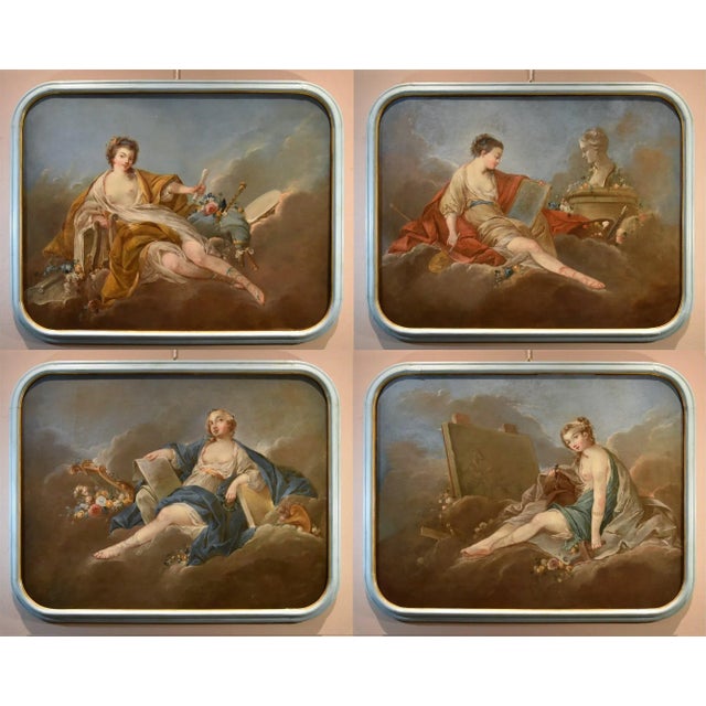 Pierre Charles Trémolières, Figure, 1730, Oil on Canvas For Sale - Image 12 of 14