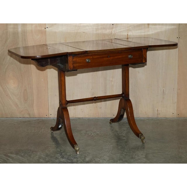 Antique Regency Extending Sofa Table with Chess Board, 1810s For Sale - Image 16 of 18