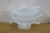 Early 20th Century Antique Frosted Satin Glass Rose Flower Chandelier Lamp Shades 6" - a Pair For Sale - Image 5 of 10