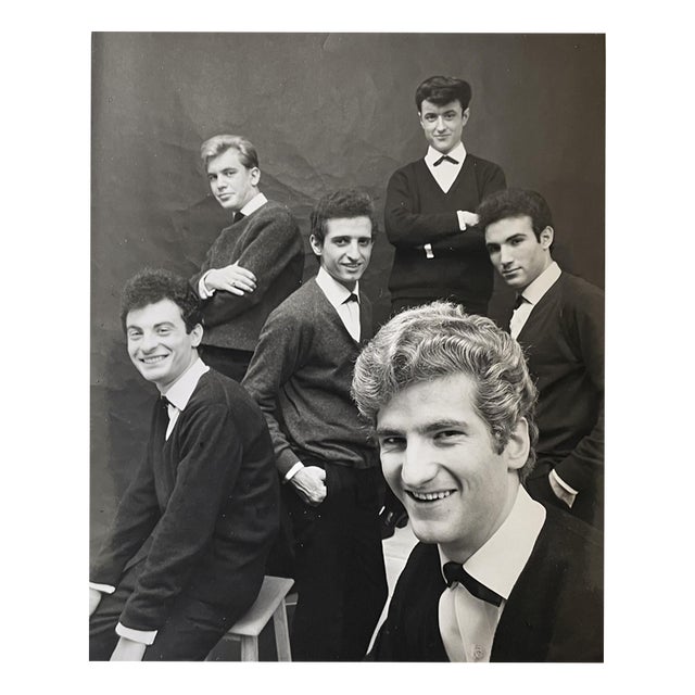 Herman Leonard, Eddy Mitchell and the Black Socks, 1962, Silver Gelatin Print For Sale