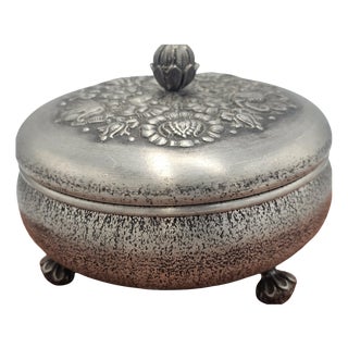 Tin Jewelry Box, 1950s, Set of 3 For Sale