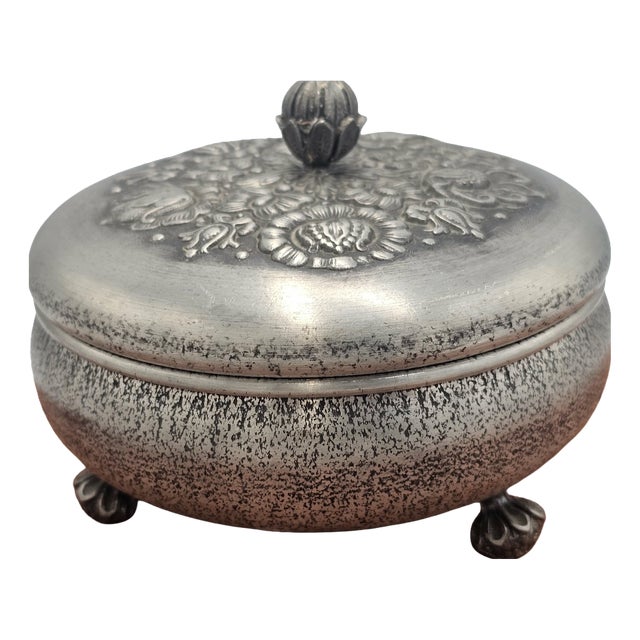 Tin Jewelry Box, 1950s, Set of 3 For Sale