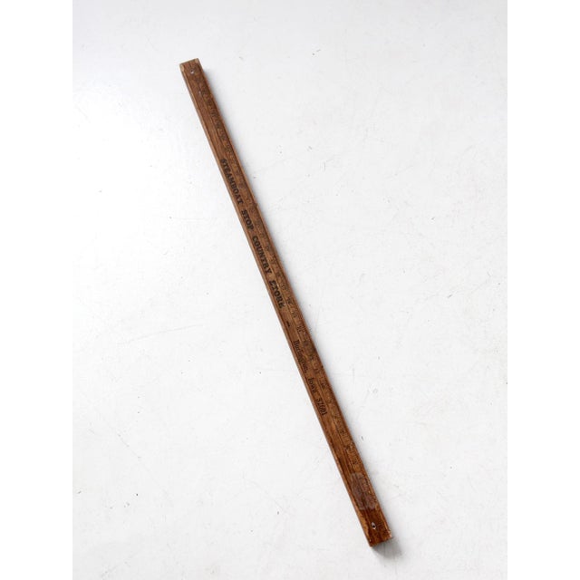 American Vintage Yardstick Desk Organizer For Sale - Image 3 of 11