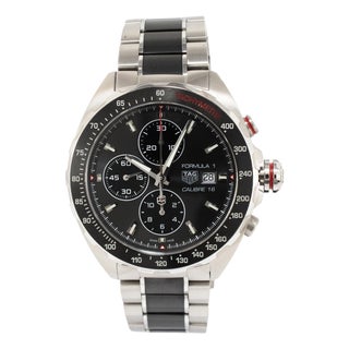 Tag Heuer Formula 1 Calibre 16 44mm caz2012.ba0876 Steel Ceramic Bezel Watch For Sale