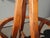 Antique Industrial Adjustable Swivel Oak Drafting Stool Barstool 1of3 ~ # 2 For Sale - Image 11 of 17