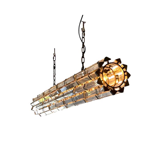 Timothy Oulton Glass Rod Chandelier by Timothy Oulton For Sale - Image 4 of 4